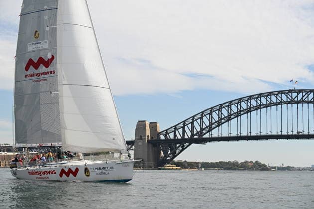HARRY AND MEGHAN AUSTRALIA VISIT, Prince Harry and Meghan, the Duke and Duchess of Sussex sailing on Sydney Harbour with Invictus Australia during a visit to Australia, Sydney, Friday, April 17, 2026. ( NO ARCHIVING SYDNEY NEW SOUTH WALES AUSTRALIA  Copyright: xDEANxLEWINSx 20260417112825839602