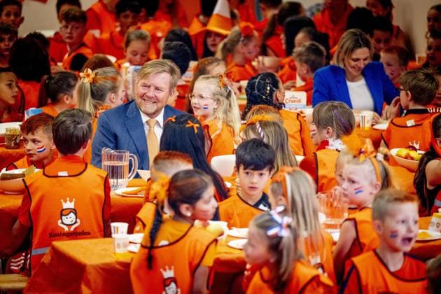 ZEEWOLDE - King Willem-Alexander will give the starting signal for the King s Games during the national opening at public primary school Panta Rhei and ICB Kaleidoscoop in Zeewolde. Traditionally, the King s Games start with the joint King s Breakfast. Subsequently, the King will open the games and visit various sports and games activities. ROBIN UTRECHT ANP netherlands out - belgium out  Copyright: xx x555999657x originalFilename: 555999657.jpg