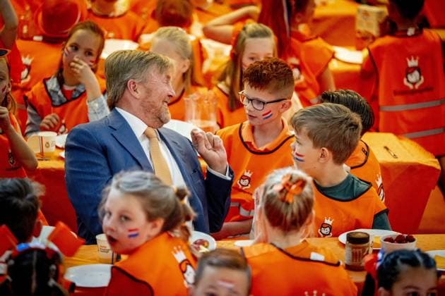ZEEWOLDE - King Willem-Alexander will give the starting signal for the King s Games during the national opening at public primary school Panta Rhei and ICB Kaleidoscoop in Zeewolde. Traditionally, the King s Games start with the joint King s Breakfast. Subsequently, the King will open the games and visit various sports and games activities. ROBIN UTRECHT ANP netherlands out - belgium out  Copyright: xx x556000094x originalFilename: 556000094.jpg