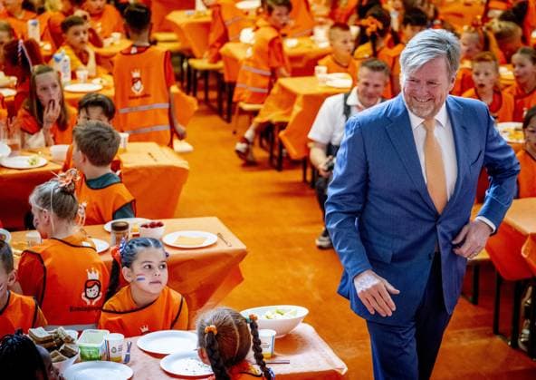 ZEEWOLDE - King Willem-Alexander will give the starting signal for the King s Games during the national opening at public primary school Panta Rhei and ICB Kaleidoscoop in Zeewolde. Traditionally, the King s Games start with the joint King s Breakfast. Subsequently, the King will open the games and visit various sports and games activities. ROBIN UTRECHT ANP netherlands out - belgium out  Copyright: xx x556000095x originalFilename: 556000095.jpg