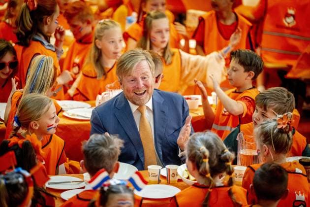 ZEEWOLDE - King Willem-Alexander will give the starting signal for the King s Games during the national opening at public primary school Panta Rhei and ICB Kaleidoscoop in Zeewolde. Traditionally, the King s Games start with the joint King s Breakfast. Subsequently, the King will open the games and visit various sports and games activities. ROBIN UTRECHT ANP netherlands out - belgium out  Copyright: xx x556000098x originalFilename: 556000098.jpg