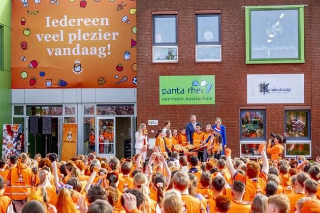 ZEEWOLDE - King Willem-Alexander will give the starting signal for the King s Games during the national opening at public primary school Panta Rhei and ICB Kaleidoscoop in Zeewolde. Traditionally, the King s Games start with the joint King s Breakfast. Subsequently, the King will open the games and visit various sports and games activities. ROBIN UTRECHT ANP netherlands out - belgium out  Copyright: xx x556000868x originalFilename: 556000868.jpg