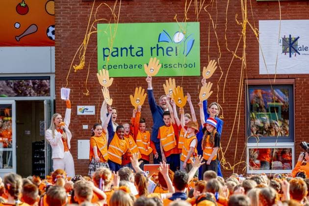 ZEEWOLDE - King Willem-Alexander will give the starting signal for the King s Games during the national opening at public primary school Panta Rhei and ICB Kaleidoscoop in Zeewolde. Traditionally, the King s Games start with the joint King s Breakfast. Subsequently, the King will open the games and visit various sports and games activities. ROBIN UTRECHT ANP netherlands out - belgium out  Copyright: xx x556000898x originalFilename: 556000898.jpg