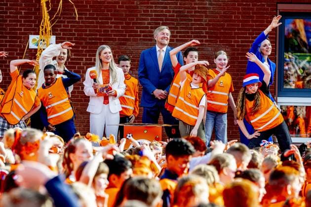 ZEEWOLDE - King Willem-Alexander will give the starting signal for the King s Games during the national opening at public primary school Panta Rhei and ICB Kaleidoscoop in Zeewolde. Traditionally, the King s Games start with the joint King s Breakfast. Subsequently, the King will open the games and visit various sports and games activities. ROBIN UTRECHT ANP netherlands out - belgium out  Copyright: xx x556000975x originalFilename: 556000975.jpg