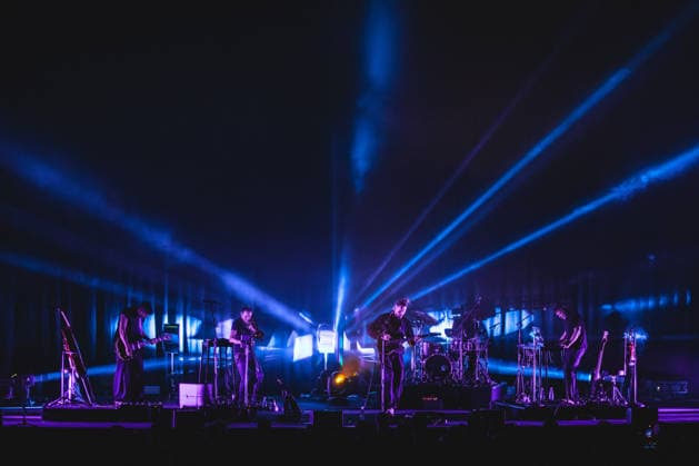 Music Concert - Apparat - A HUM OF MAYBE - TOUR 2026 Sascha Ring AKA Apparat and his band perform the A HUM OF MAYBE TOUR 2026 on April 16, 2026 at Auditorium Parco della Musica, Rome, Italy. Rome Auditorium Parco della Musica Italy Copyright: xEmanuelaxVertollix xLiveMediax LPM_2394977