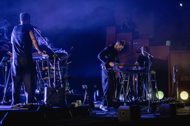 Music Concert - Apparat - A HUM OF MAYBE - TOUR 2026 Sascha Ring AKA Apparat and his band perform the A HUM OF MAYBE TOUR 2026 on April 16, 2026 at Auditorium Parco della Musica, Rome, Italy. Rome Auditorium Parco della Musica Italy Copyright: xEmanuelaxVertollix xLiveMediax LPM_2394984