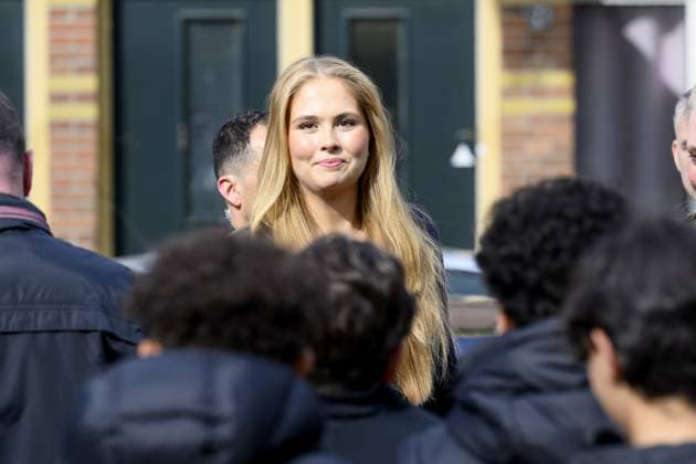 Amsterdam, The Netherlands, 2026-04-17 16:49:48 AMSTERDAM, 17-04-2026, Amsterdam-Noord Princess of Orange - Princess Amalia is visiting Amsterdam at the invitation of Mayor Halsema. The visit follows an earlier meeting with Amsterdammers at the Mayor s official residence. During the two-day visit, the Princess will become better acquainted with various sectors and be briefed on current topics such as science, sports, culture, housing, and social cohesion. PHOTO: NLBeeld Patrick van Emst In the photo: In Amsterdam-Noord, Princess Amalia visits a community center where, during a tour, she attends a cooking class for children and engages in conversation with new residents and people who have lived in Noord for a longer time. Credit: NL Beeld Copyright: xx x