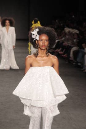 RIO DE JANEIRO, RJ - 17.04.2026: RIO FASHION WEEK 2026 - Fashion show by the brand Apartamento 03 on the third day of Rio Fashion Week 2026, at Pier Maua, Rio de Janeiro. x2927271x  CarlosxEliasxJunior