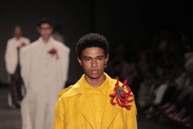 RIO DE JANEIRO, RJ - 17.04.2026: RIO FASHION WEEK 2026 - Fashion show by the brand Apartamento 03 on the third day of Rio Fashion Week 2026, at Pier Maua, Rio de Janeiro. x2927276x  CarlosxEliasxJunior