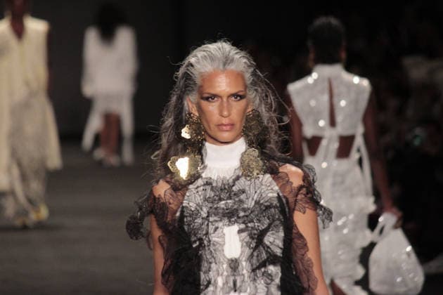 RIO DE JANEIRO, RJ - 17.04.2026: RIO FASHION WEEK 2026 - Fashion show by the brand Apartamento 03 on the third day of Rio Fashion Week 2026, at Pier Maua, Rio de Janeiro. x2927283x  CarlosxEliasxJunior