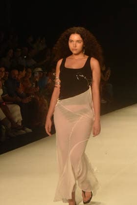 RIO DE JANEIRO, RJ - 17.04.2026: RIO FASHION WEEK 2026 - Karoline Vitto& 39;s fashion show during Rio Fashion Week, which takes place this Friday, April 17th, at Pier Maua, in Rio de Janeiro. x2927321x  CristianexMota