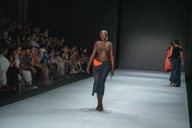 RIO DE JANEIRO, RJ - 17.04.2026: RIO FASHION WEEK 2026 - Karoline Vitto& 39;s fashion show during Rio Fashion Week, which returns to the marvelous city this Friday, April 17, 2026, at Pier Maua, in Rio de Janeiro, RJ. x2927464x  CristianexMota