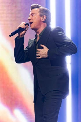 Rick Astley performs at Co-Op Live Rick Astley performs at Co-Op Live, Manchester, England, 17th April 2026, Credit:Mike Gray Avalon  Copyright: xMikexGrayx xAvalonx 1092346449
