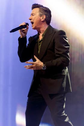 Rick Astley performs at Co-Op Live Rick Astley performs at Co-Op Live, Manchester, England, 17th April 2026, Credit:Mike Gray Avalon  Copyright: xMikexGrayx xAvalonx 1092346453