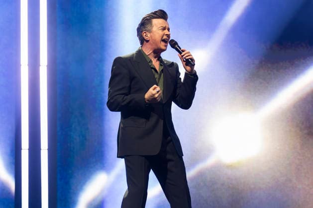 Rick Astley performs at Co-Op Live Rick Astley performs at Co-Op Live, Manchester, England, 17th April 2026, Credit:Mike Gray Avalon  Copyright: xMikexGrayx xAvalonx 1092346470