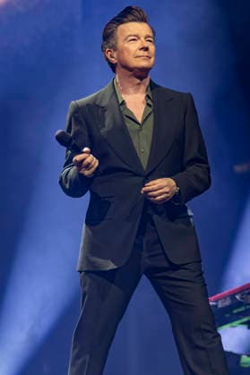 Rick Astley performs at Co-Op Live Rick Astley performs at Co-Op Live, Manchester, England, 17th April 2026, Credit:Mike Gray Avalon  Copyright: xMikexGrayx xAvalonx 1092346492