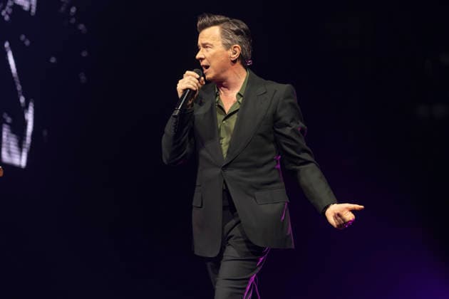 Rick Astley performs at Co-Op Live Rick Astley performs at Co-Op Live, Manchester, England, 17th April 2026, Credit:Mike Gray Avalon  Copyright: xMikexGrayx xAvalonx 1092346508