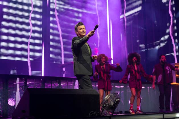 Rick Astley performs at Co-Op Live Rick Astley performs at Co-Op Live, Manchester, England, 17th April 2026, Credit:Mike Gray Avalon  Copyright: xMikexGrayx xAvalonx 1092346673
