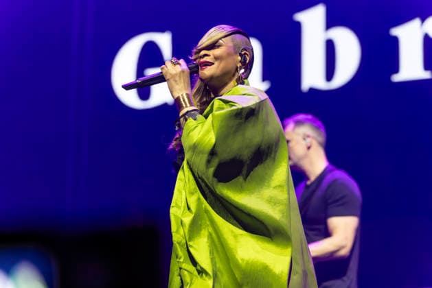 Gabrielle performs at Co-Op Live British singer Gabrielle performs at Co-Op Live, Manchester, England, 17th April 2026, Credit:Mike Gray Avalon  Copyright: xMikexGrayx xAvalonx 1092346240