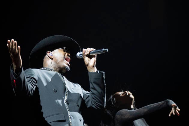 Ne-Yo Performs in Madrid, Spain - 17 Apr 2026 Singer Shaffer Chimere Smith, better known as Ne-Yo, performs live during a concert at the Movistar Arena in Madrid. Madrid Spain Copyright: xAtilanoxGarciax xSOPAxImagesx photos13591