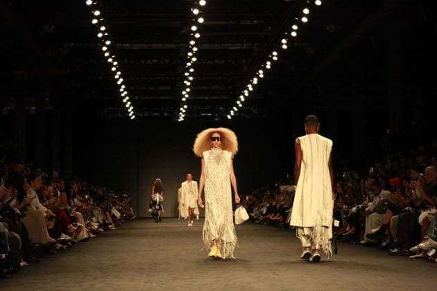 RECORD DATE NOT STATED Karoline Vitto fashion show at Rio Fashion Week 2026. Rio de Janeiro (RJ), 04 17 2026 - Fashion Show Brand Karoline Vitto RJ - Fashion show of the Karoline Vitto brand during Rio de Janeiro Fashion Week (RIOFW), the event takes place at Pier Maua in the city of Rio de Janeiro, this Friday, April 17, 2026.(Foto: Onofre Veras Thenews2 imago images) Karoline Vitto fashion show at Rio Fashion Week 2026.  Copyright: xonofrexverasx