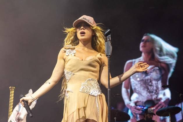 April 17, 2026, Indio, California, U.S: Singer SLAYYYTER (CATHERINE GRACE GARNER) during Coachella Valley Music and Arts Festival at Empire Polo Club in Indio, California Indio U.S  - ZUMAs135 20260417_zap_s135_003 Copyright: xDanielxDeSloverx