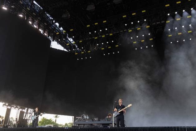 April 17, 2026, Indio, California, U.S: ROMY MADLEY CROFT, JAMIE XX and OLIVER SIM of The xx during Coachella Valley Music and Arts Festival at Empire Polo Club in Indio, California Indio U.S  - ZUMAs135 20260417_zap_s135_033 Copyright: xDanielxDeSloverx