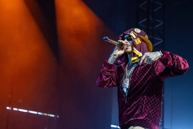 April 17, 2026, Indio, California, U.S: Rapper CENTRAL CEE (OAKLEY NEIL CAESAR-SU) during Coachella Valley Music and Arts Festival at Empire Polo Club in Indio, California Indio U.S  - ZUMAs135 20260417_zap_s135_083 Copyright: xDanielxDeSloverx