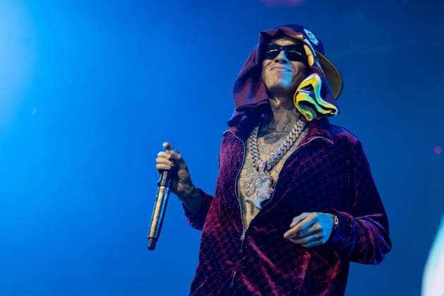 April 17, 2026, Indio, California, U.S: Rapper CENTRAL CEE (OAKLEY NEIL CAESAR-SU) during Coachella Valley Music and Arts Festival at Empire Polo Club in Indio, California Indio U.S  - ZUMAs135 20260417_zap_s135_080 Copyright: xDanielxDeSloverx
