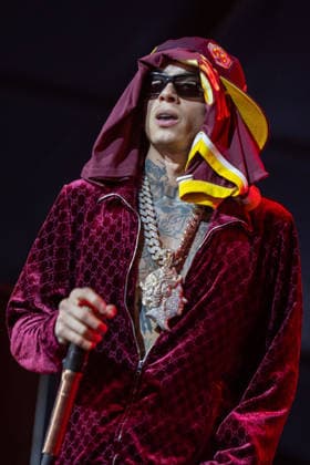 April 17, 2026, Indio, California, U.S: Rapper CENTRAL CEE (OAKLEY NEIL CAESAR-SU) during Coachella Valley Music and Arts Festival at Empire Polo Club in Indio, California Indio U.S  - ZUMAs135 20260417_zap_s135_092 Copyright: xDanielxDeSloverx
