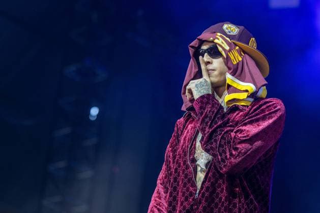 April 17, 2026, Indio, California, U.S: Rapper CENTRAL CEE (OAKLEY NEIL CAESAR-SU) during Coachella Valley Music and Arts Festival at Empire Polo Club in Indio, California Indio U.S  - ZUMAs135 20260417_zap_s135_089 Copyright: xDanielxDeSloverx