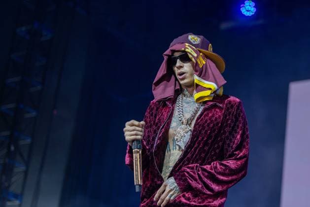 April 17, 2026, Indio, California, U.S: Rapper CENTRAL CEE (OAKLEY NEIL CAESAR-SU) during Coachella Valley Music and Arts Festival at Empire Polo Club in Indio, California Indio U.S  - ZUMAs135 20260417_zap_s135_094 Copyright: xDanielxDeSloverx