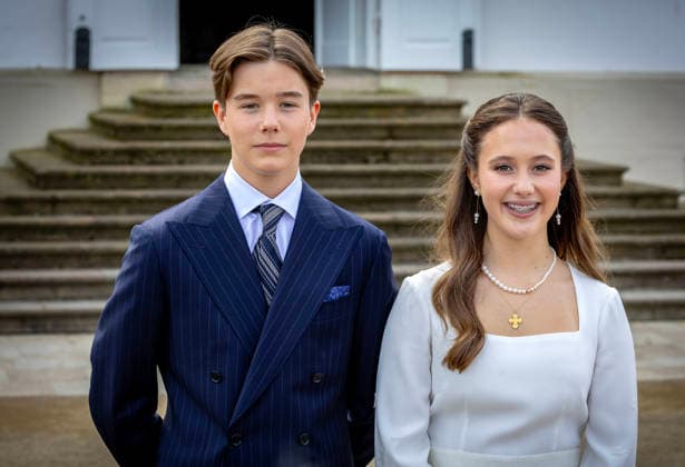 18-04-2026 Denmark confirmation of Prince Vincent and Princess Josephine in Fredensborg Castle church in Denmark. Â  Copyright: xPPEx