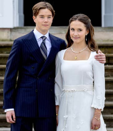 18-04-2026 Denmark confirmation of Prince Vincent and Princess Josephine in Fredensborg Castle church in Denmark. Â  Copyright: xPPEx