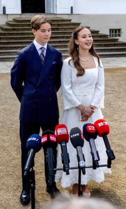 18-04-2026 Denmark the confirmation of Prince Vincent and Princess Josephine in Fredensborg Castle church in Denmark. Â  Copyright: xPPEx