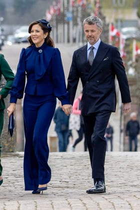 18-04-2026 Denmark Queen Margrethe and King Felipe and King Frederik and Queen Mary and Prince Christian and Princess Isabella attend the confirmation of Prince Vincent and Princess Josephine in Fredensborg Castle church in Denmark. Â  Copyright: xPPEx