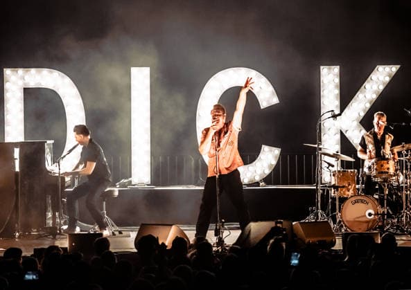 18 04 2026, xlakx, Entertainment, Dick Brave Back For Good Tour 2026 v l Dick Brave performs as part of the Back For Good Tour 2026 at Huxleys Neue Welt in Berlin Berlin Daniel Lakomski