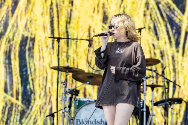 April 18, 2026, Indio, California, U.S: Musician BLONDSHELL (SABRINA MAE TEITELBAUM) during Coachella Valley Music and Arts Festival at Empire Polo Club in Indio, California Indio U.S  - ZUMAs135 20260418_zap_s135_065 Copyright: xDanielxDeSloverx