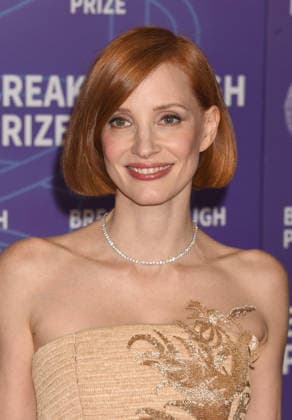 SANTA MONICA, CA - APRIL 18: Jessica Chastain at the 2026 Breakthrough Prize on April 18, 2026 at Barker Hangar in Santa Monica, California. Copyright: xJeffreyxMayer MediaPunchx