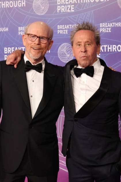 12th Breakthrough Prize Ceremony SANTA MONICA, CALIFORNIA - APRIL 18:Ron Howard and Brian Grazer attend the 12th Breakthrough Prize Ceremony at Barker Hangar on April 18, 2026 in Santa Monica, California Credit: AdMedia EDITORIAL USE ONLY  Copyright: xx AdMediax admphotostwo982935