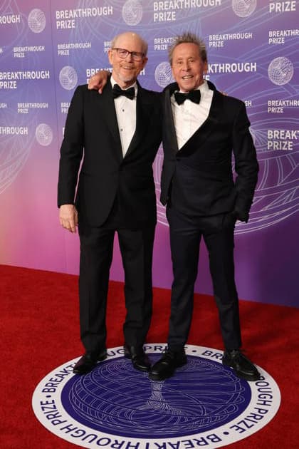 12th Breakthrough Prize Ceremony SANTA MONICA, CALIFORNIA - APRIL 18:Ron Howard and Brian Grazer attend the 12th Breakthrough Prize Ceremony at Barker Hangar on April 18, 2026 in Santa Monica, California Credit: AdMedia EDITORIAL USE ONLY  Copyright: xx AdMediax admphotostwo982923