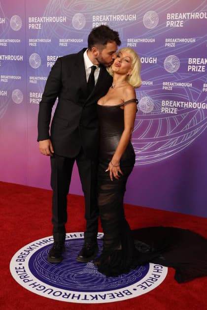 12th Breakthrough Prize Ceremony SANTA MONICA, CALIFORNIA - APRIL 18: Jordan Bratman and Christina Aguilera at the 12th Breakthrough Prize Ceremony at Barker Hangar on April 18, 2026 in Santa Monica, California Credit: AdMedia EDITORIAL USE ONLY  Copyright: xx AdMediax admphotostwo982959