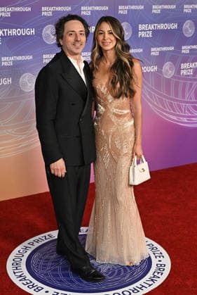 2026 Breakthrough Prize Ceremony Sergey Brin and Gerelyn Gilbert Soto arriving to the 12th Breakthrough Prize Ceremony held at Barker Hangar on April 18, 2026 in Santa Monica, CA. Santa Monica Barker Hangar California USA Copyright: xStarbuck xAFF-USA.COMx