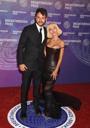SANTA MONICA, CA - APRIL 18: Matthew Rutler and Christina Aguilera at the 2026 Breakthrough Prize on April 18, 2026 at Barker Hangar in Santa Monica, California. Copyright: xJeffreyxMayer MediaPunchx