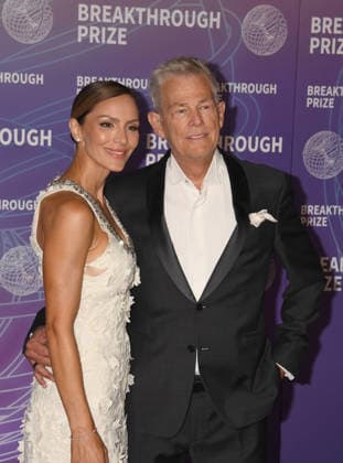 SANTA MONICA, CA - APRIL 18: Katharine McPhee and David Foster at the 2026 Breakthrough Prize on April 18, 2026 at Barker Hangar in Santa Monica, California. Copyright: xJeffreyxMayer MediaPunchx