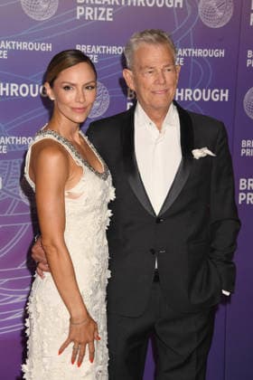 SANTA MONICA, CA - APRIL 18: Katharine McPhee and David Foster at the 2026 Breakthrough Prize on April 18, 2026 at Barker Hangar in Santa Monica, California. Copyright: xJeffreyxMayer MediaPunchx
