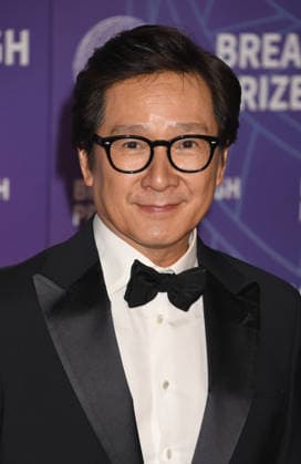 SANTA MONICA, CA - APRIL 18: Ke Huy Quan at the 2026 Breakthrough Prize on April 18, 2026 at Barker Hangar in Santa Monica, California. Copyright: xJeffreyxMayer MediaPunchx