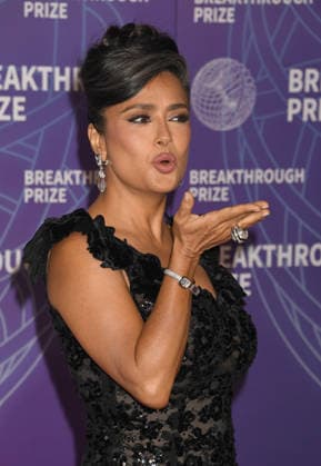 SANTA MONICA, CA - APRIL 18: Salma Hayek at the 2026 Breakthrough Prize on April 18, 2026 at Barker Hangar in Santa Monica, California. Copyright: xJeffreyxMayer MediaPunchx