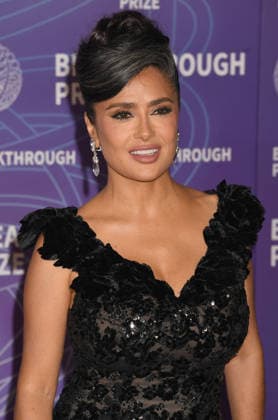 SANTA MONICA, CA - APRIL 18: Salma Hayek at the 2026 Breakthrough Prize on April 18, 2026 at Barker Hangar in Santa Monica, California. Copyright: xJeffreyxMayer MediaPunchx