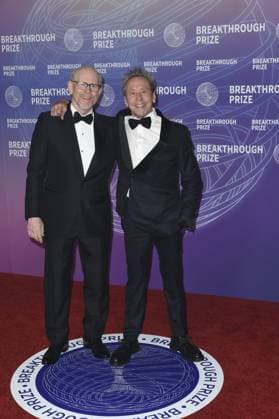 Ron Howard, Brian Grazer at arrivals for 12th Breakthrough Prize Ceremony, Barker Hangar, Santa Monica, CA, April 18, 2026. Photo By: Elizabeth Goodenough Everett Collection 12th Breakthrough Prize Ceremony PUBLICATIONXNOTxINxCANxCHNxFRAxITAxJPNxNORxPOLxRUSxESPxUKxUSA